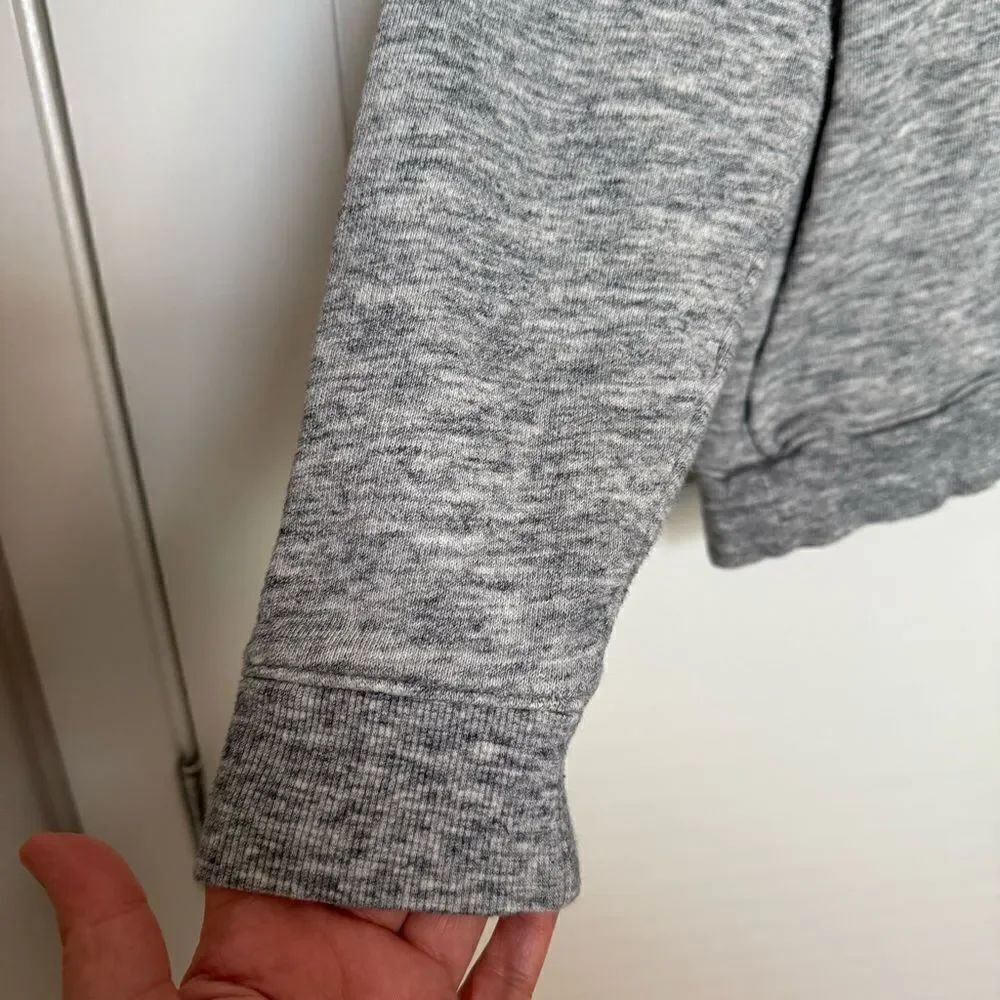 Michael Stars Sweatshirt Womens Size M Gray Front Pocket Pullover Casual Comfort - Picture 4 of 13